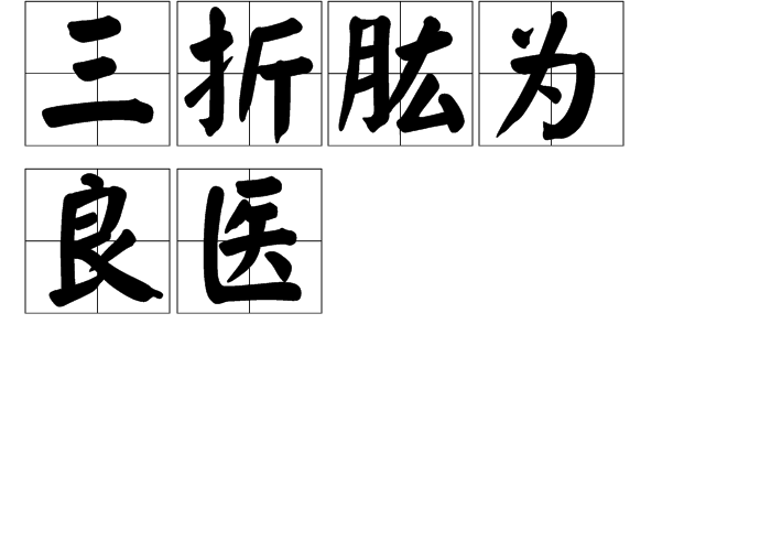 三折肱為良醫的解釋_近義詞_反義詞-圖1