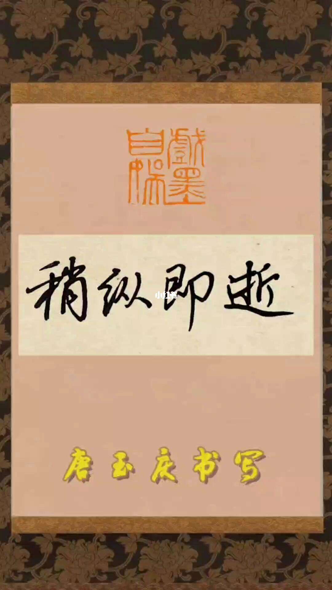 少縱即逝的解釋_近義詞_反義詞-圖1