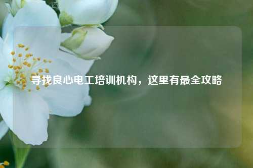尋找良心電工培訓(xùn)機(jī)構(gòu)，這里有最全攻略-圖1
