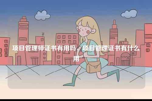 項目管理師證書有用嗎，項目管理證書有什么用-圖1