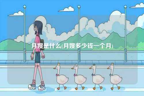 月嫂是什么(月嫂多少錢一個月)-圖1